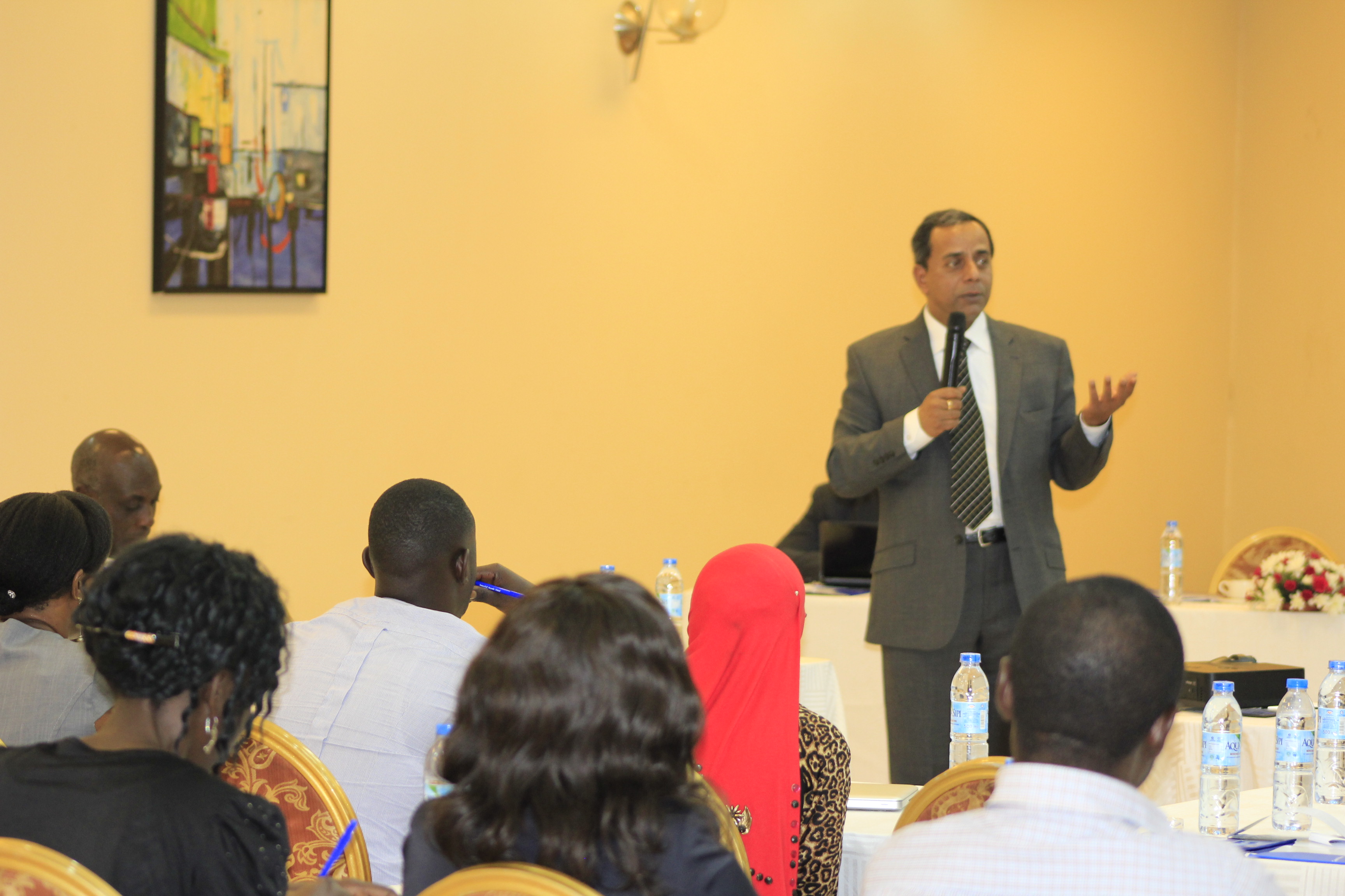 Anil Sanha leads a topic discussion