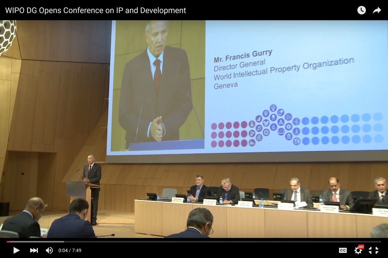 Landmark WIPO Conference On IP And Development Kicks Off