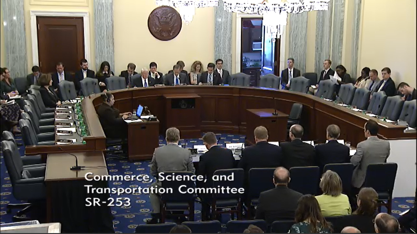 Senate committee hearing IANA
