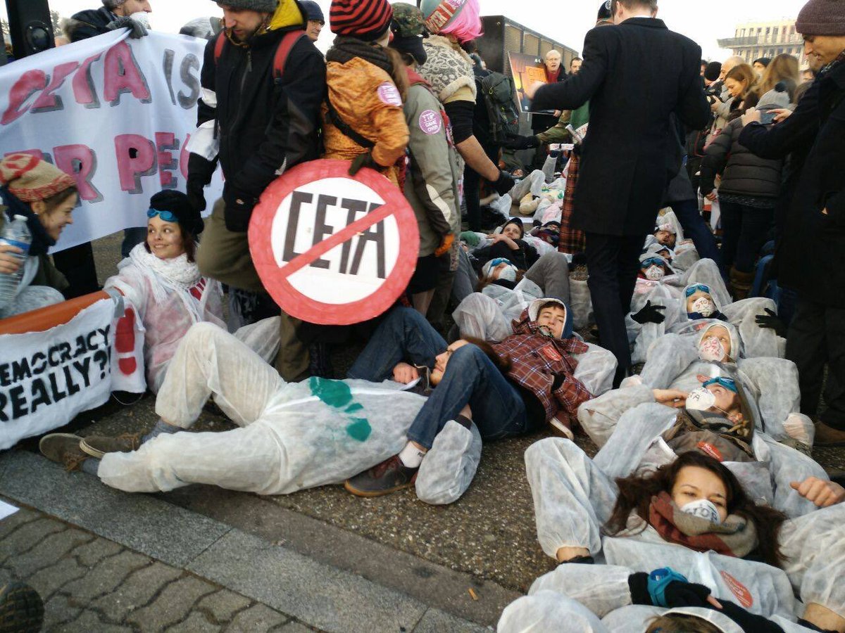 CETA protest
