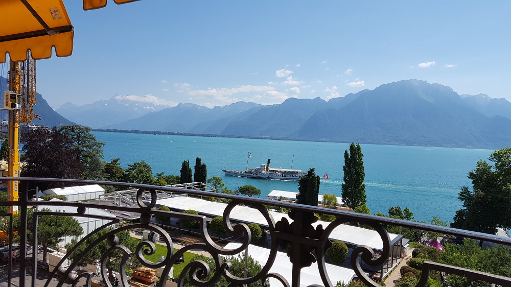 Montreux view from balcony