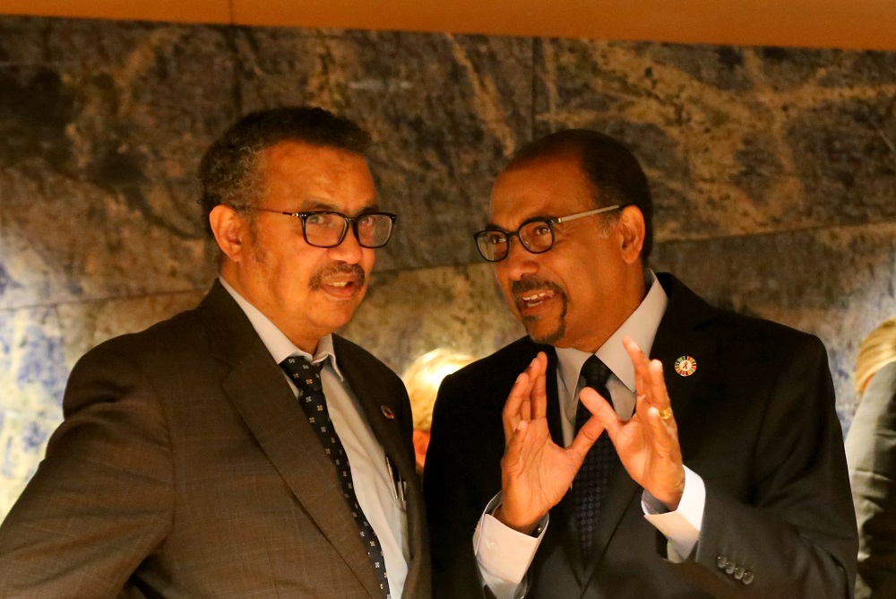 Tedros and Sidibe