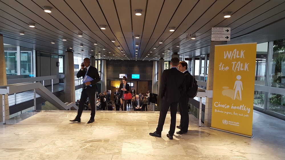 WHO EB hallway 2018