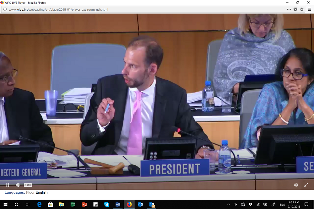 PBC Chair Andrew Staines