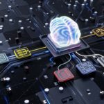 Artificial,Intelligence,Brain,Processing,Data,With,Machine,Learning,Icons,On